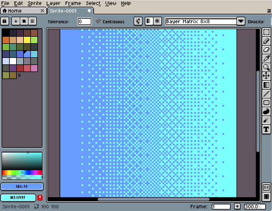 Aseprite program example image